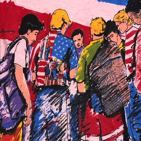 Vintage 90s See You At The Pole AOP tee - Picture 8 of 9